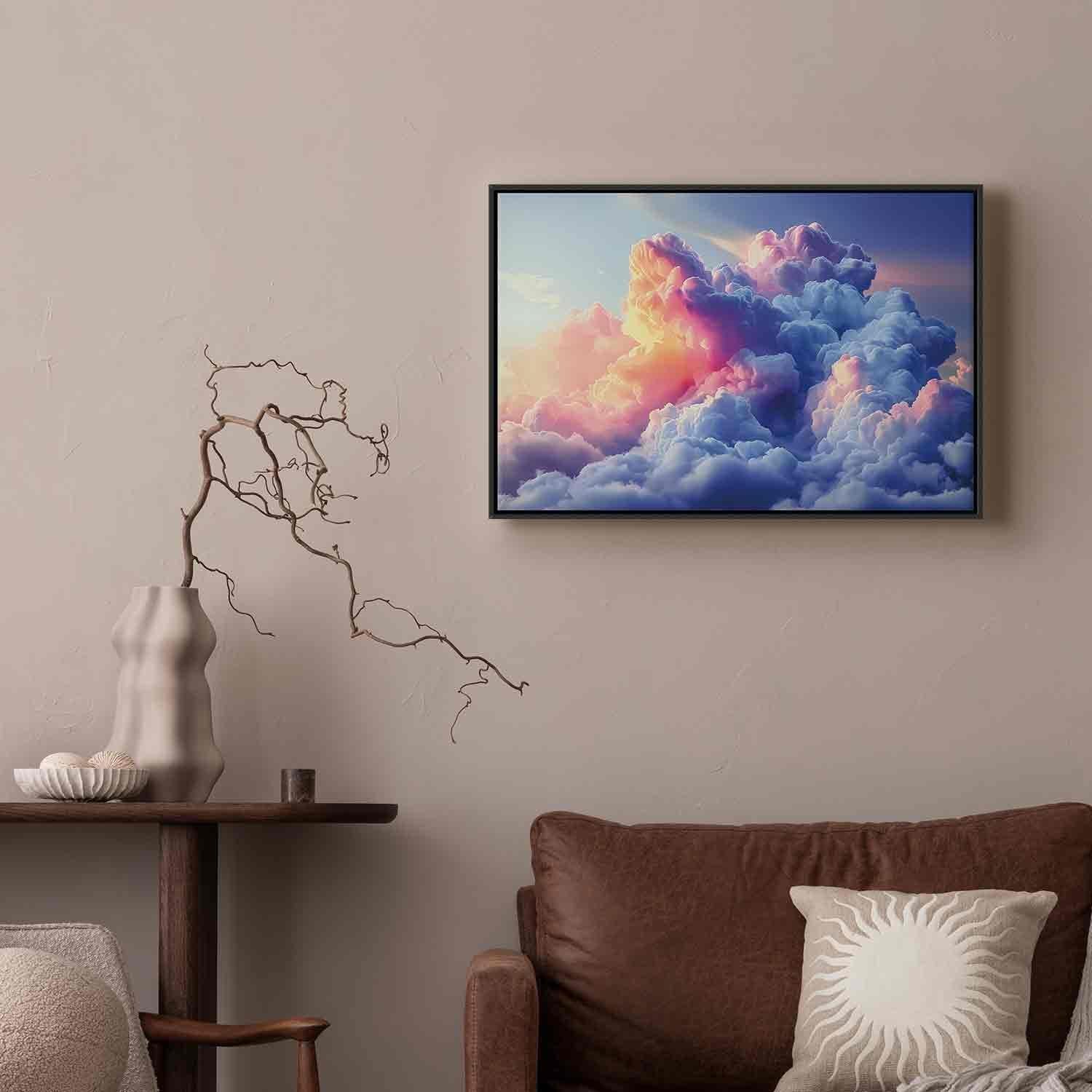 Tableau - Clouds Like Painted: Artistic Brushes of Dawn Painting the Sky