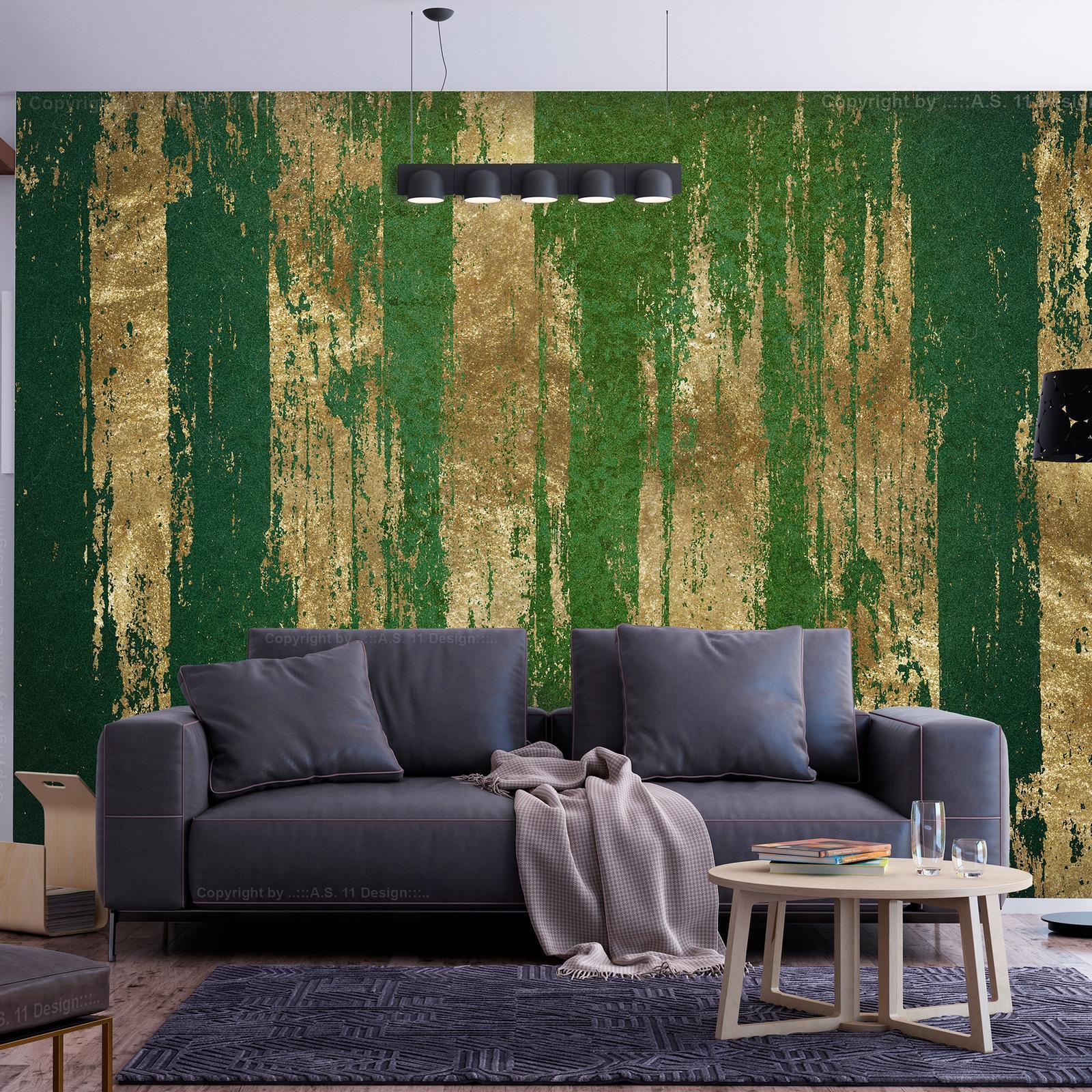 Papier peint - Golden-Green Expression