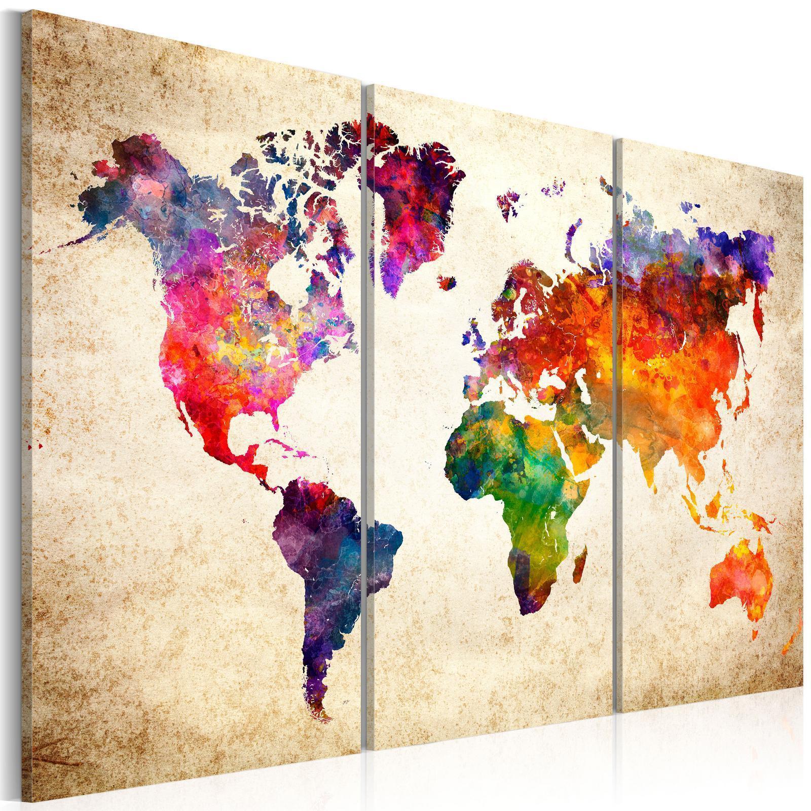 Tableau - The World's Map in Watercolor