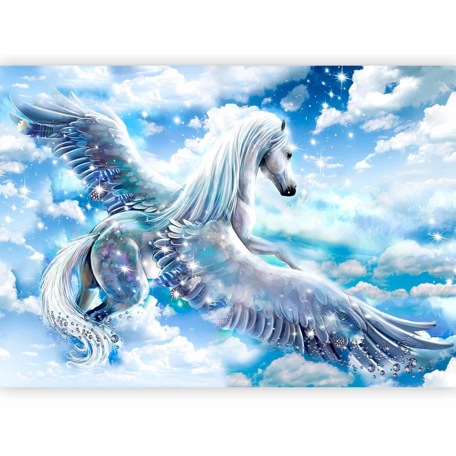 Papier peint - Pegasus (Blue)