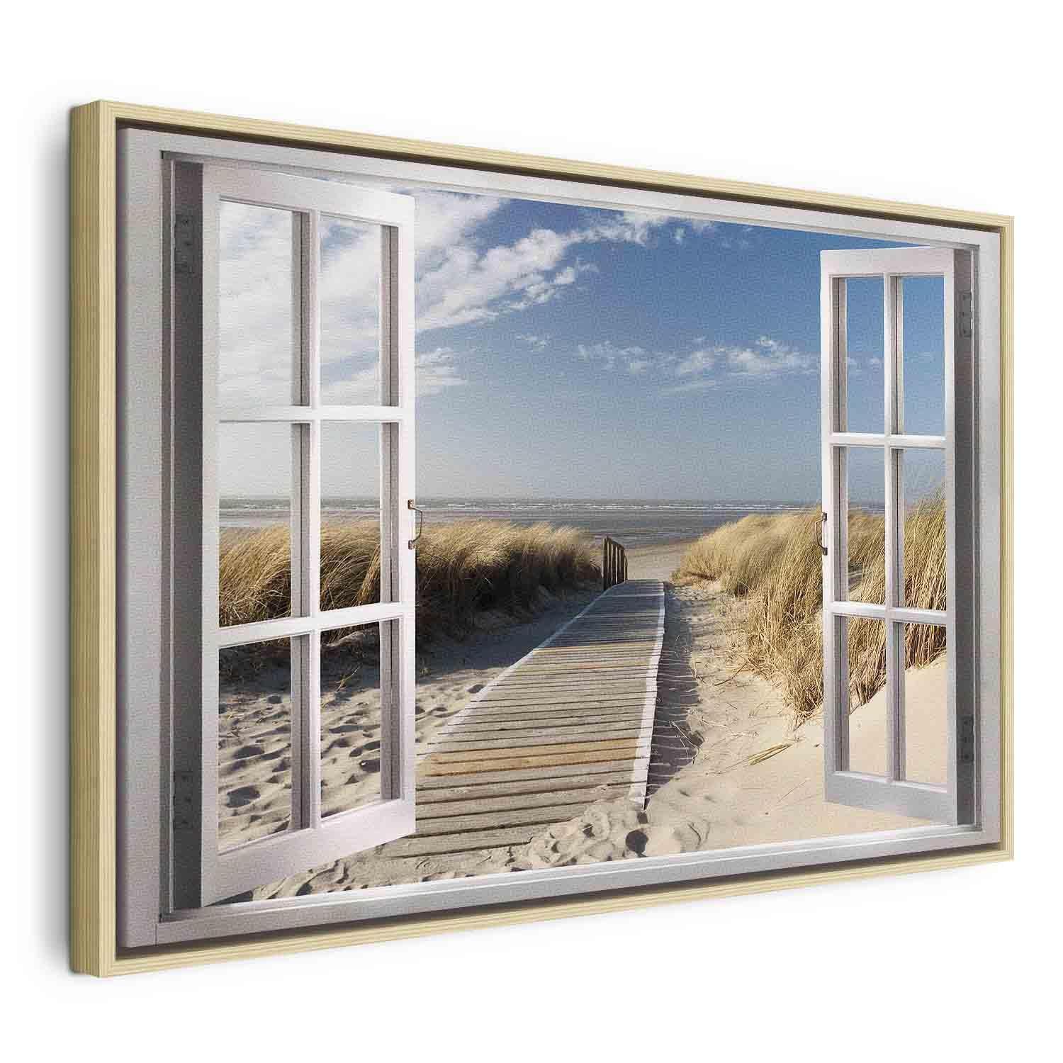 Tableau - Window: View of the Beach