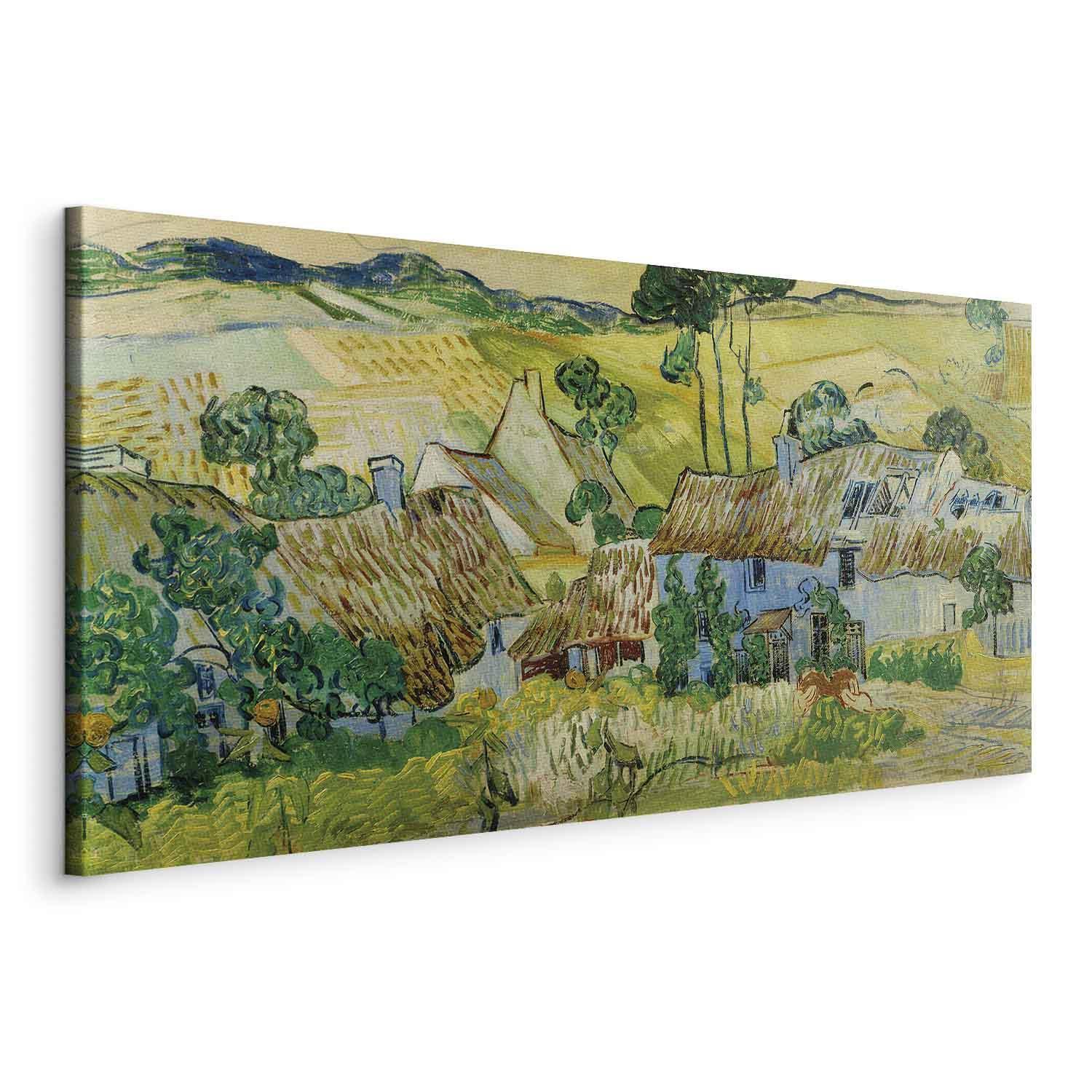 Tableau - Farms near Auvers (Vincent Van Gogh)