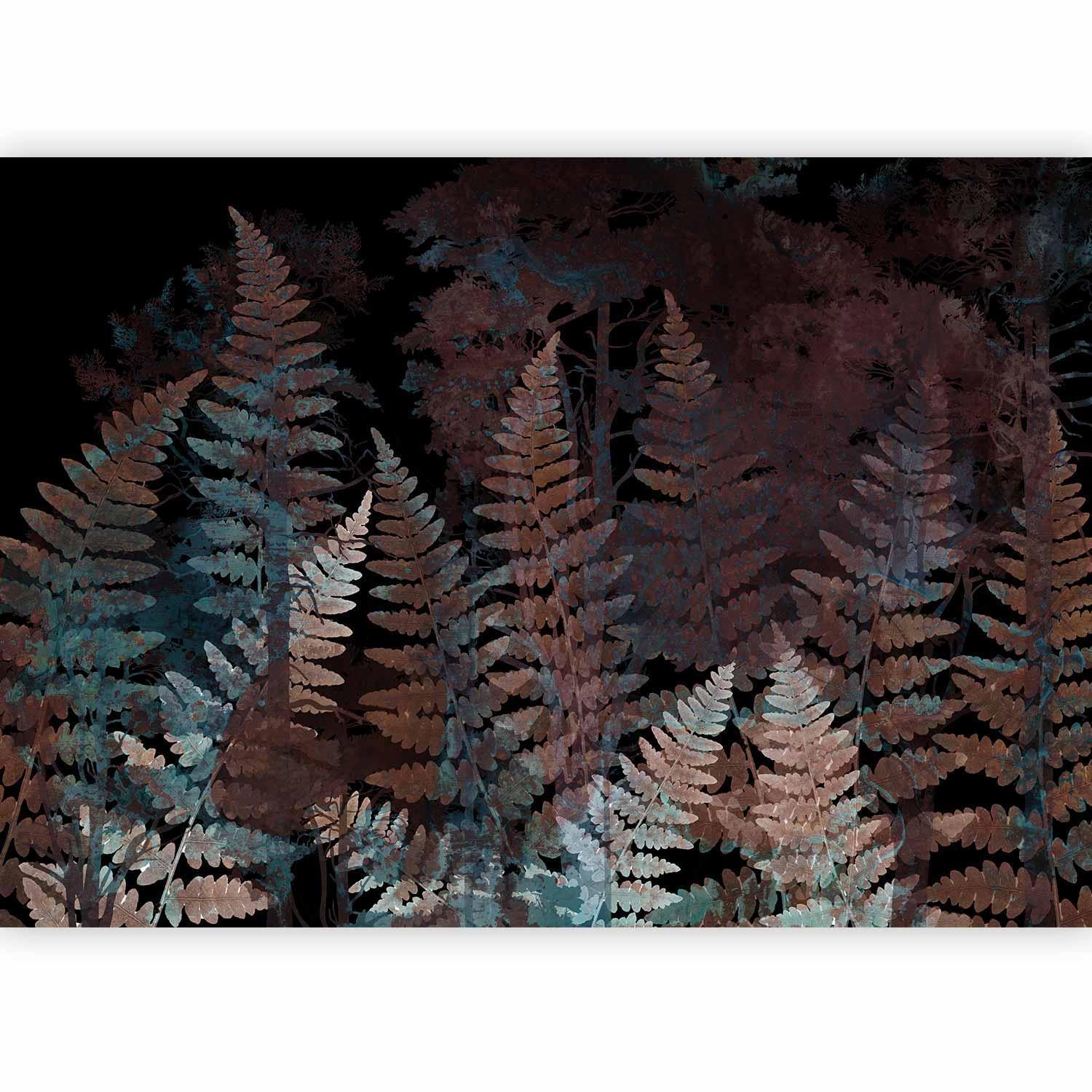 Papier peint - Ferns in the Woods - Third Variant