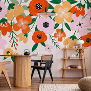 Papier peint - Colorful Bloom - First Variant