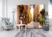 Paravent - Colourful Street in Tuscany II