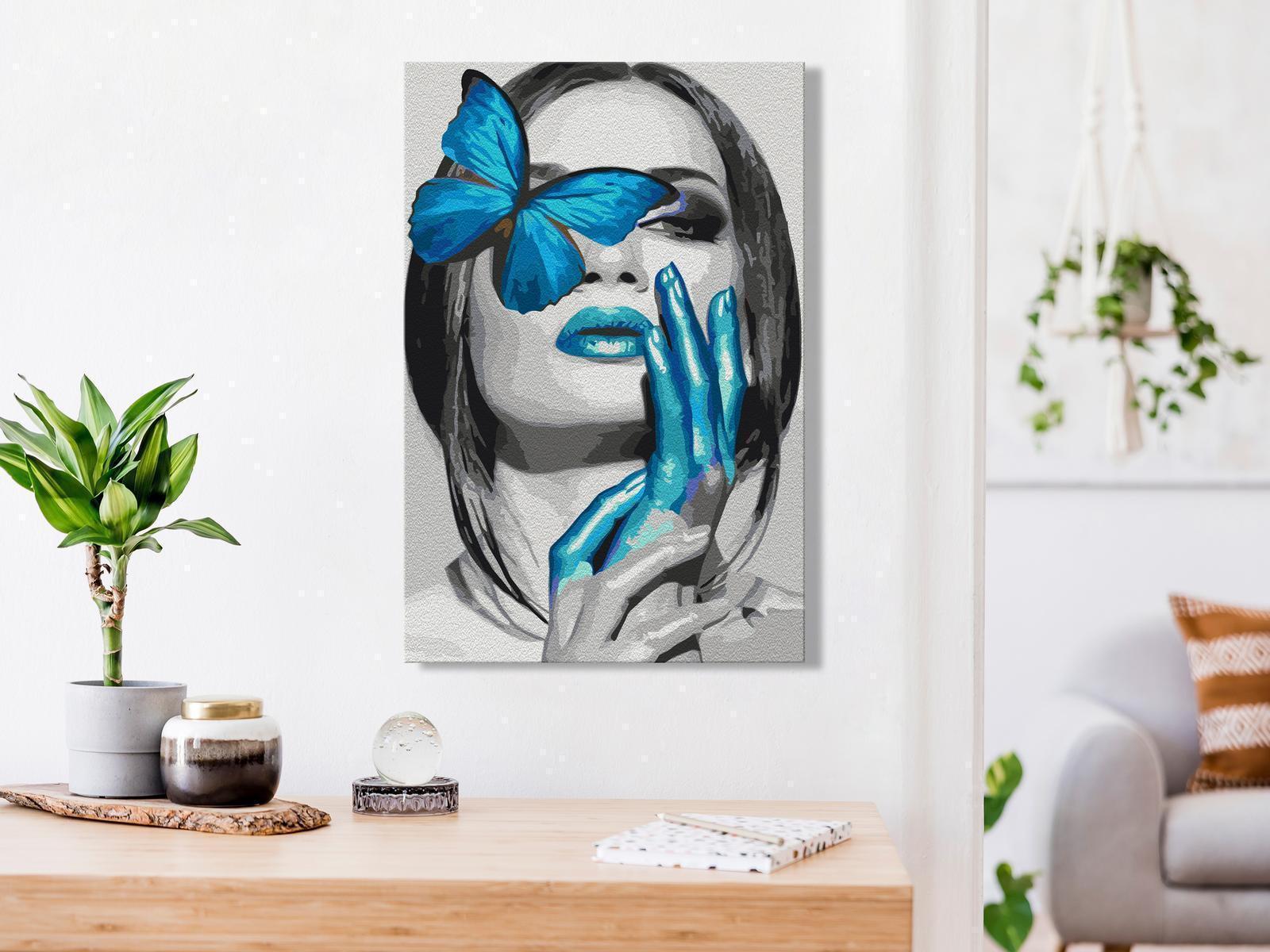 Peinture par numéros - Blue Butterfly