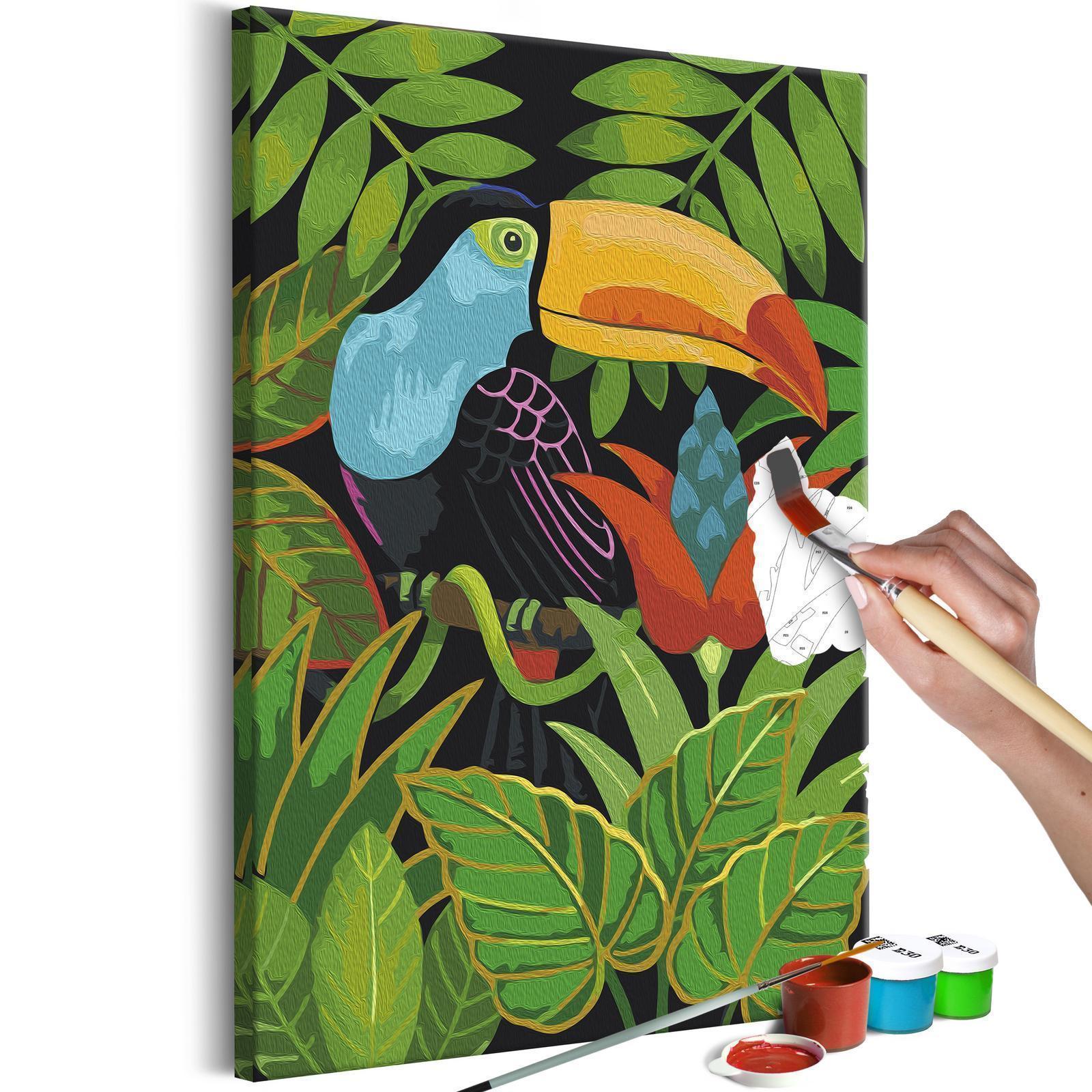 Peinture par numéros - Beautiful Toucan