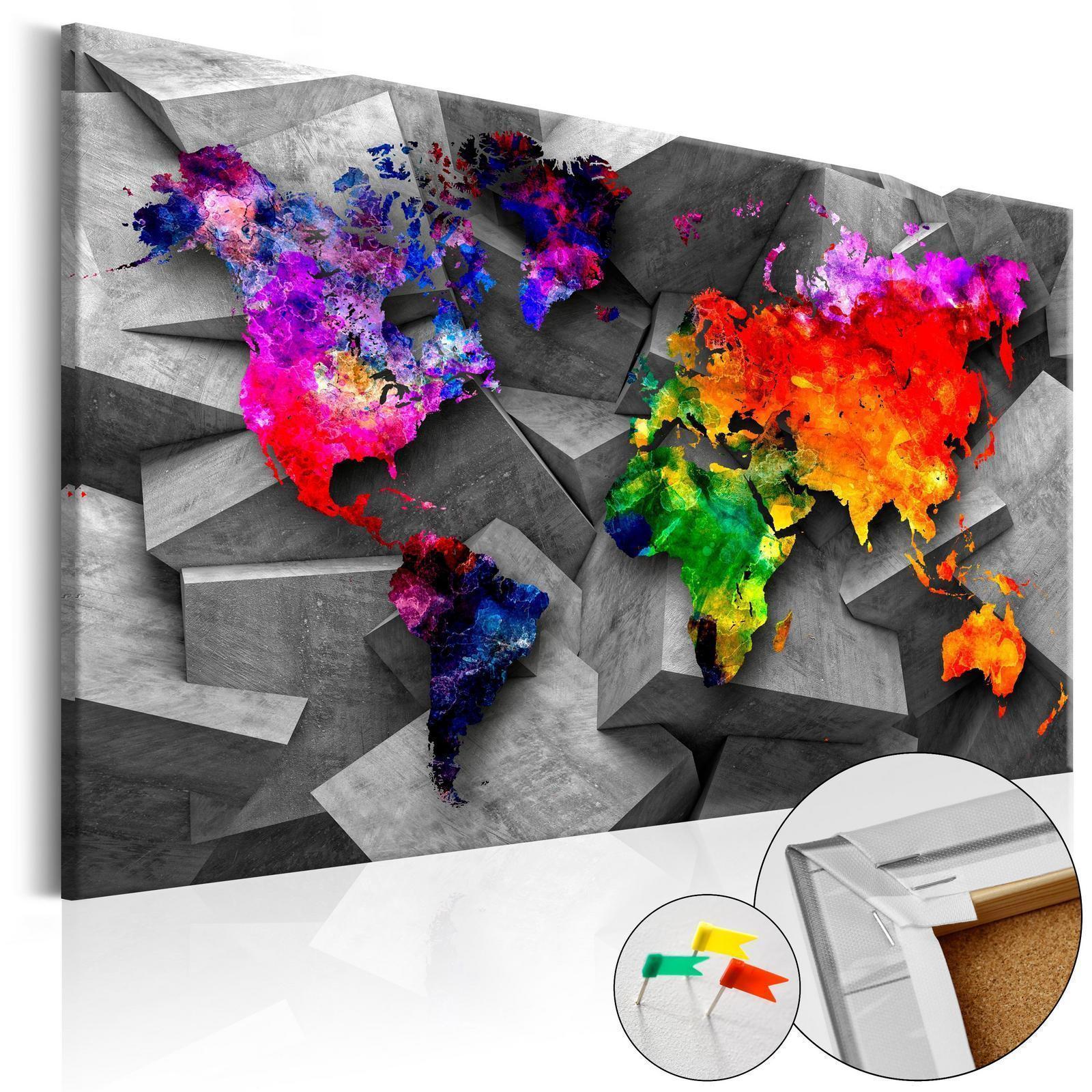 Tableau en liège - Cubic World