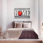 Peinture par numéros - Home with Red Heart